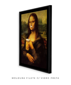 Quadro Retrô Monalisa Chopp