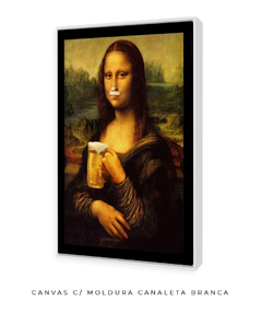 Quadro Retrô Monalisa Chopp - loja online