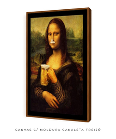 Quadro Retrô Monalisa Chopp