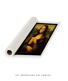 Quadro Retrô Monalisa Chopp - loja online