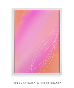 Quadro rosa laranja celestial - Be decorart | Quadros Online