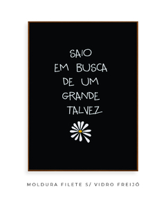 Quadro Saio Em Busca - Be decorart | Quadros Online