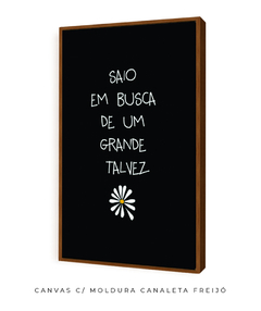 Imagem do Quadro Saio Em Busca