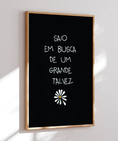 Quadro Saio Em Busca - Be decorart | Quadros Online