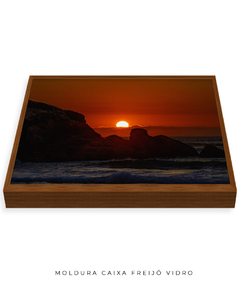 Quadro Sol Nascendo Praia do Santinho - Be decorart | Quadros Online