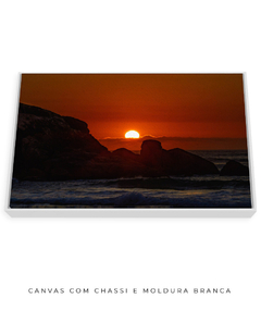 Quadro Sol Nascendo Praia do Santinho - comprar online