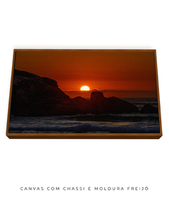 Quadro Sol Nascendo Praia do Santinho - Be decorart | Quadros Online