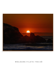 Quadro Sol Nascendo Praia do Santinho - loja online