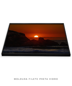 Quadro Sol Nascendo Praia do Santinho - comprar online