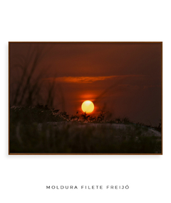 Quadro Sunset Praia do Santinho - Be decorart | Quadros Online