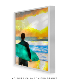 Quadro Surf e Praia Aquarela - loja online