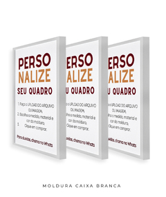 Quadro Trio Personalizado - loja online