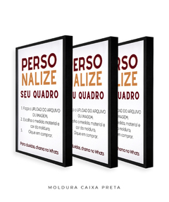 Quadro Trio Personalizado - Be decorart | Quadros Online