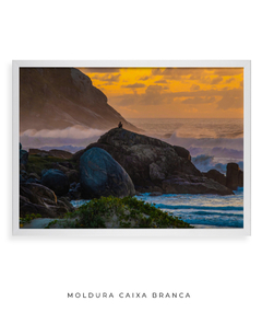 Quadro Vista Pedras Praia do Santinho - Be decorart | Quadros Online