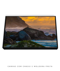 Quadro Vista Pedras Praia do Santinho - Be decorart | Quadros Online