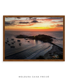 Quadro Vista Sol Nascendo Ponta das Campanhas - comprar online