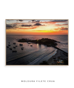 Quadro Vista Sol Nascendo Ponta das Campanhas - comprar online