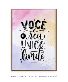 Quadro Você é Seu Único Limite - Be decorart | Quadros Online