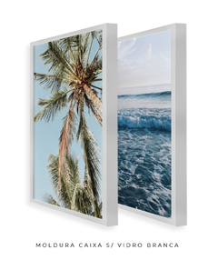 Quadros Dupla Coleção Lari Mood Praia 2 - Be decorart | Quadros Online