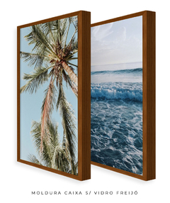 Quadros Dupla Coleção Lari Mood Praia 2 - comprar online