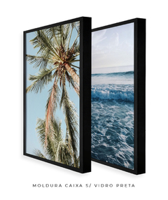 Quadros Dupla Coleção Lari Mood Praia 2 - Be decorart | Quadros Online