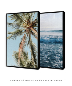 Quadros Dupla Coleção Lari Mood Praia 2 - Be decorart | Quadros Online