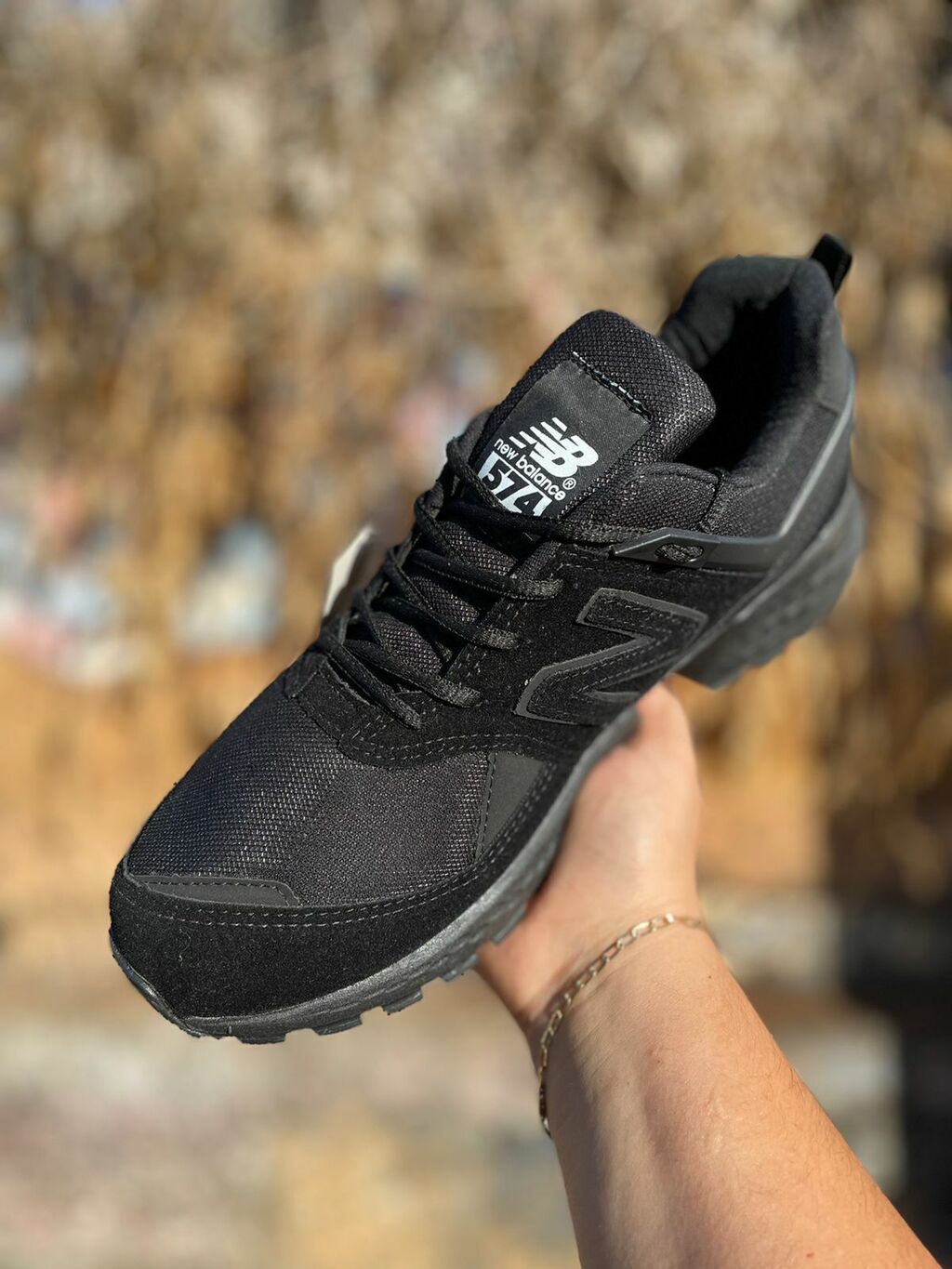 New balance 574 todo hot sale preto