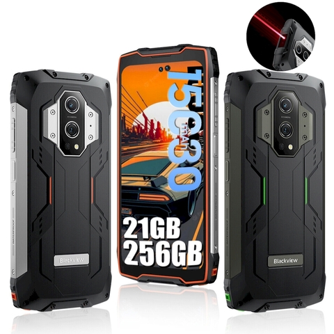 Smartphone Blackview Rugged BV9300 21GB Ram + 256GB / 1TB 15080mAh -  Lighting Version