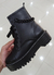 Bota Coturno Preta Com Corrente Ref: 4070 - comprar online