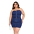 Vestido Jeans Feminino Plus Size Com Lycra 00009