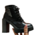 Bota Coturno Feminina de Vinil 56002