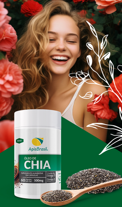 Óleo de Chia 500mg - 60 Cápsulas - Empório da Colméia