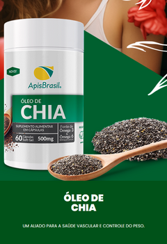 Óleo de Chia 500mg - 60 Cápsulas - comprar online