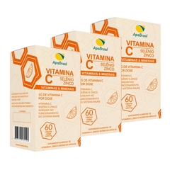 Imagem do Vitamina C com Se e Zn - 60cps. - ApisBrasil