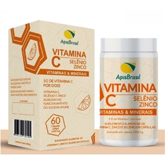 Vitamina C com Se e Zn - 60cps. - ApisBrasil - Empório da Colméia