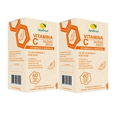 Vitamina C com Se e Zn - 60cps. - ApisBrasil - comprar online