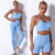 Conjunto Fitness Empina Bumbum 3 em 1: Top, Short e Calça Legging - loja online