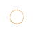 Pulseira Dots Cornalina