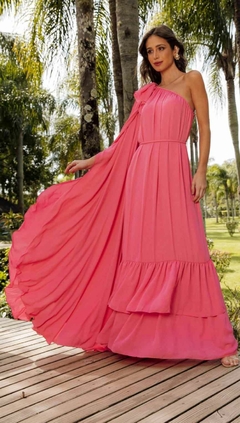 VESTIDO LONGO ASSIMETRICO AF