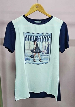 T-SHIRT CREPE ESTAMPA MISS DIOR VISCOLYCRA na internet