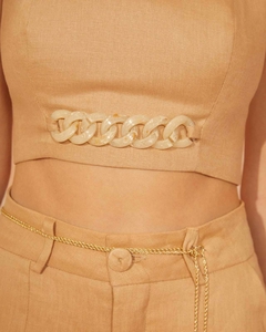 CROPPED CLARISSE ROSA DAHLIA - comprar online