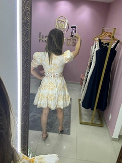 VESTIDO CURTO LAISE DE ALGODÃO LN - Katia Rosa