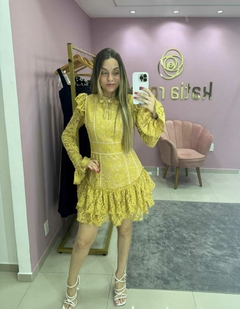 VESTIDO BABADOS LN