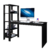 Escrivaninha com Estante Lateral Home Office e Estudos - Master Mix Shop