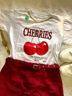 T-SHIRT CHERRY CEREJA