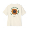 Camiseta Saki Oversized "What Flowers Mean?" - Off White