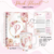 KIT AGENDA FLORAL ROSA VL1 001