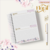 KIT AGENDA FLORAL LILÁS VL1 001 - loja online