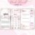 KIT AGENDA FLORAL ROSA VL1 001 - La Belle Arte e Personalizados