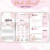 KIT AGENDA FLORAL ROSA VL1 001 - loja online